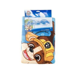 Cerdá Set Serviette et Lunettes de Natation Paw Patrol Bleu