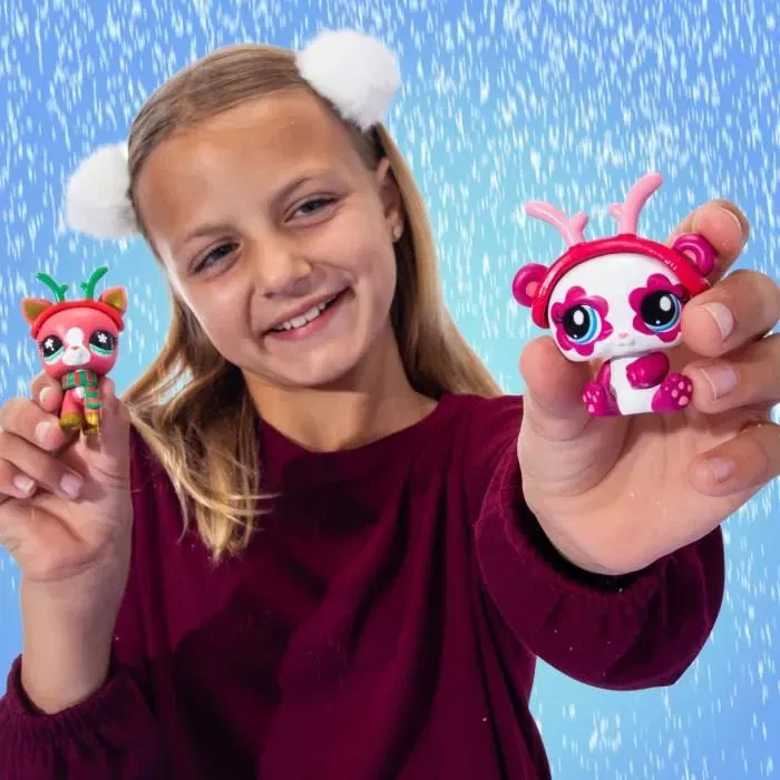 Bandai BF00758 - Calendrier de l'Avent Littlest Pet Shop - Edition 2025 - Jouets animaux et accessoires thème hivernal pour enfants et collectionneurs