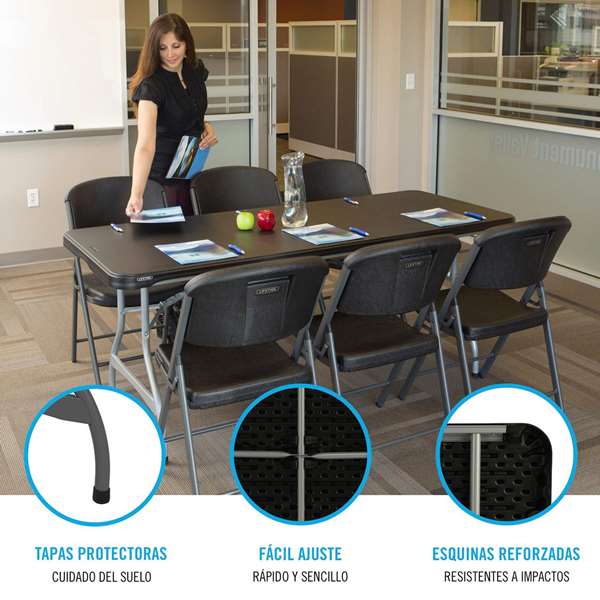 Table Piable Lifetime 182 x 73,5 x 76 cm Acier Plastique Table Piable Lifetime 182 x 73,5 x 76 cm Acier Plastique
