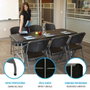 Table Piable Lifetime 182 x 73,5 x 76 cm Acier Plastique