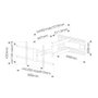 Holmios Support mural TV bras extra long 43-80 pouces