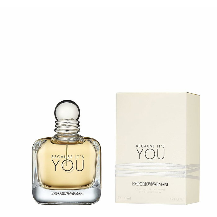 Giorgio Armani Emporio Armani Because It's You - Duo de Parfums Vaporisateurs - Fragrances Hers & His - Notes de Framboise, Rose et Vanille - Pour Elle et Lui Giorgio Armani Emporio Armani Because It's You - Duo de Parfums Vaporisateurs - Fragrances Hers & His - Notes de Framboise, Rose et Vanille - Pour Elle et Lui