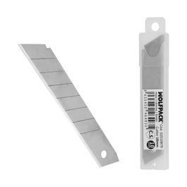 WOLFPACK LINEA PROFESIONAL Lames de cutter 18 mm - Boîte de 10 pièces