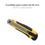 WOLFPACK LINEA PROFESIONAL Lames de cutter 18 mm - Boîte de 10 pièces