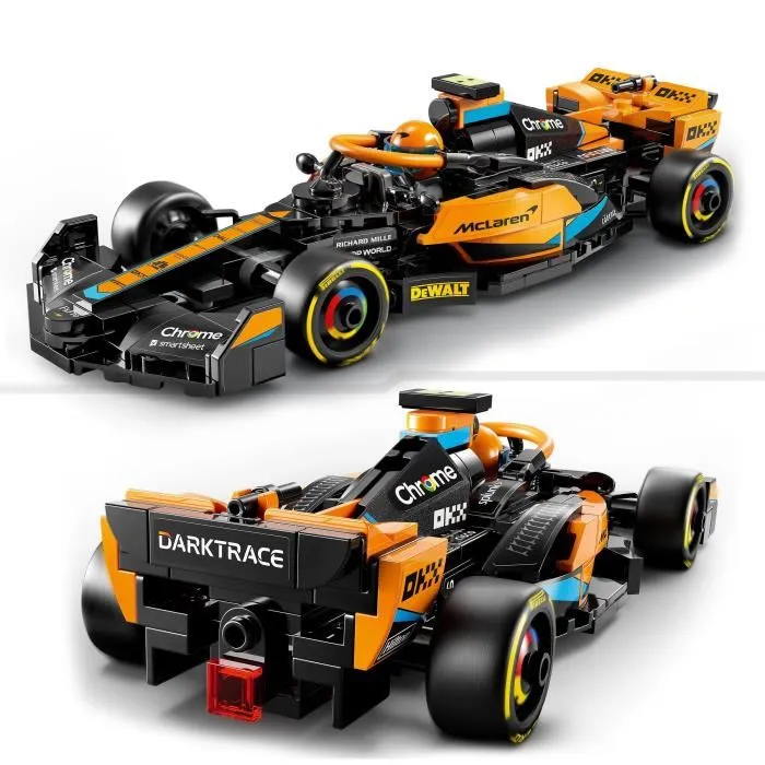 LEGO Speed Champions 76919 La Voiture de Course de Formule 1 McLaren 2023 Jouet Enfant 245 Pièces LEGO Speed Champions 76919 La Voiture de Course de Formule 1 McLaren 2023 Jouet Enfant 245 Pièces