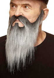 My Other Me One Size - Kit Postiche pour Déguisement avec Fausse Barbe, Moustache et Sourcils