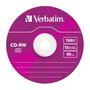 Verbatim Lot de 5 CD-RW 700 MB 8x-10x Slimcase