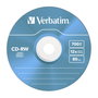 Verbatim Lot de 5 CD-RW 700 MB 8x-10x Slimcase