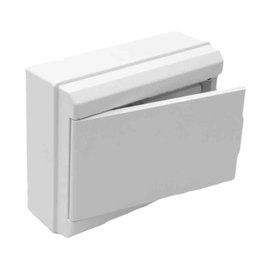 Solera 697CB Boîte de distribution avec couvercle 1 à 4 ICP+8 éléments blanc 277x188x55mm