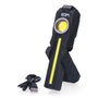 Edm Lampe de travail LED True Work COB 5W 200lm + 200lm + Spot 50lm, rechargeable USB-C avec base aimantée
