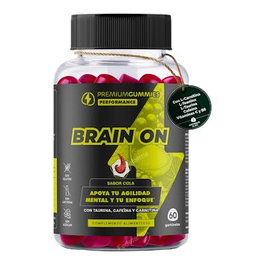 PREMIUM GUMMIES Performance Brain On - 60 Gommes