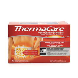 Thermacare Patchs Thermiques Lombaire et Hanche 4 unités - Soulagement des Douleurs