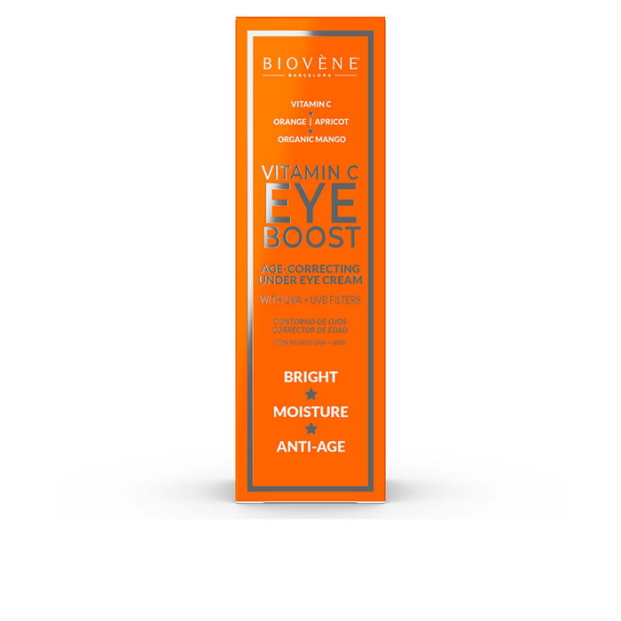 Biovène Crème Illuminatrice Contour des Yeux VITAMIN C EYE BOOST, Correction d'Âge, 30 ml Biovène Crème Illuminatrice Contour des Yeux VITAMIN C EYE BOOST, Correction d'Âge, 30 ml