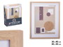 GIFTDECOR Cadre photo mural en bois naturel 30x40 cm avec passe-partout