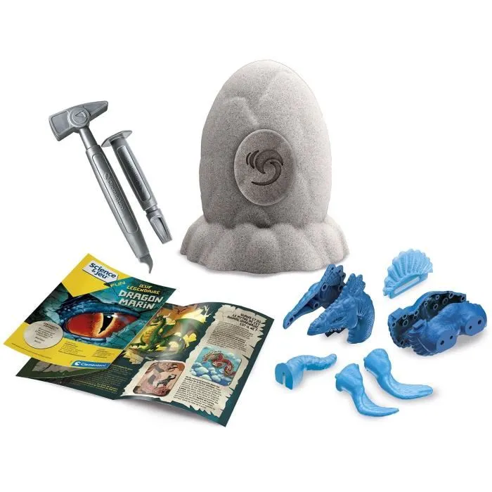 Clementoni Sciences et jeu - Oeuf Légendaire Dragon Marin