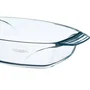 Pyrex - Plat à four Let's Share oval - 35 x 24 cm - Verre borosilicate résistant au four et micro-ondes