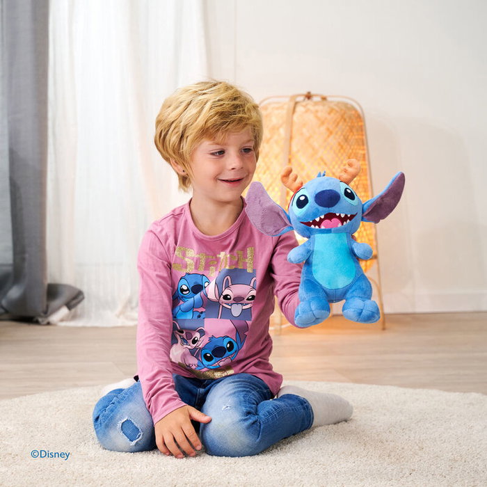SIMBA Peluche Disney Stitch Reno 25 cm - Personnage Animation Lilo et Stitch