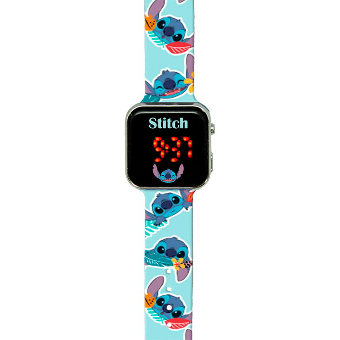 Kids Licensing Montre LED Stitch Disney pour enfant avec affichage 12h et date complète - Modèle Las4039 Kids Licensing Montre LED Stitch Disney pour enfant avec affichage 12h et date complète - Modèle Las4039