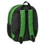 SAFTA Mochila 3D Minecraft 33cm avec port-bouteille, housses d'épaules rembourrées, poche à carte d'identité et poignée de transport