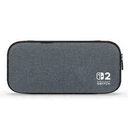 Power A Sacoche de Transport pour Nintendo Switch 2, Protection Compacte et Organisée, Gris Chiné Foncé