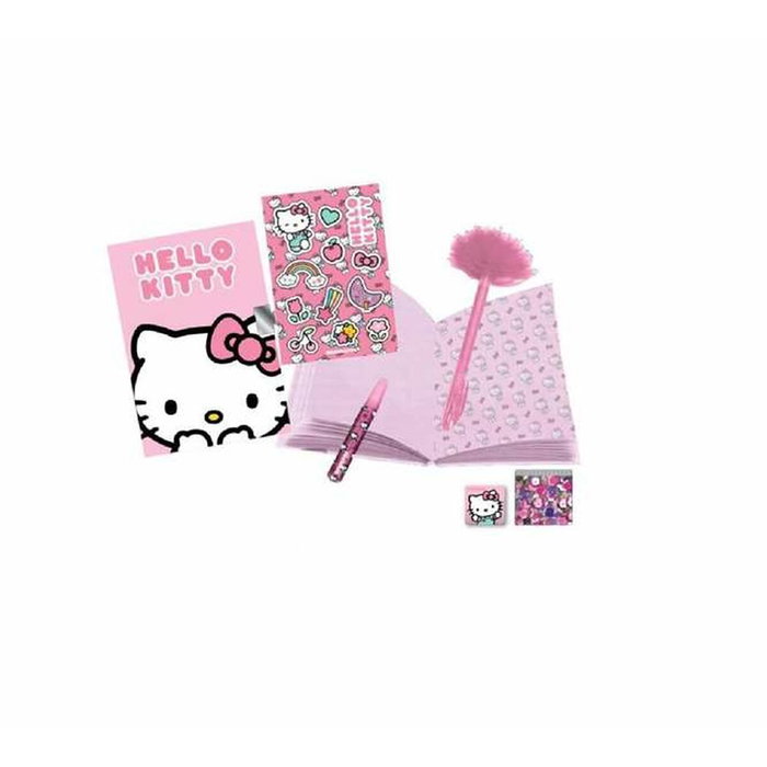 Ensemble de Papeterie Hello Kitty Multicouleur