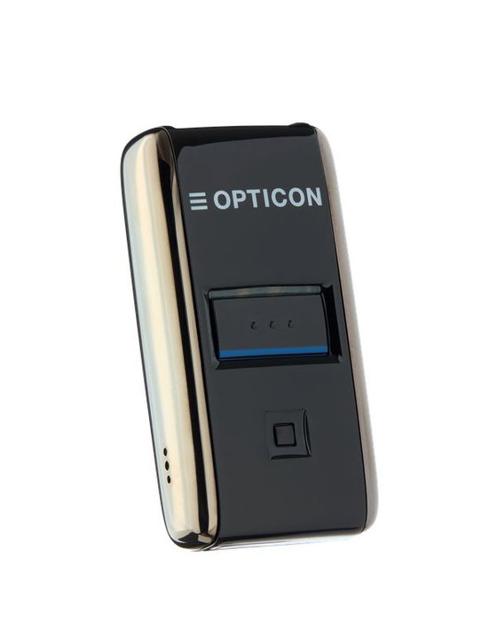 Opticon OPN-2500 Scanner laser 1D portable avec Bluetooth 5.4, USB-C, compatible iOS, Android et Windows, câble et sangle inclus