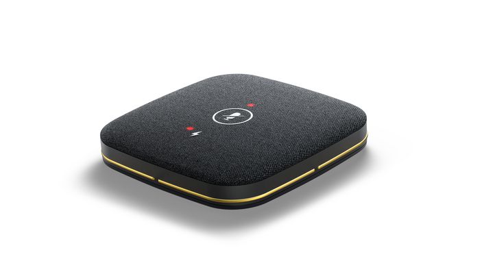 Yealink CPW65 Microphone DECT sans fil pour téléphone de conférence CP965 - Kit de 2 micros, couverture 360°, recharge sans fil