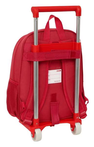 Safta Moch 006+carro 705 Sac à dos avec roulettes étanche Sevilla FC, 28x34x10 cm, pour enfants à partir de 3 ans Safta Moch 006+carro 705 Sac à dos avec roulettes étanche Sevilla FC, 28x34x10 cm, pour enfants à partir de 3 ans