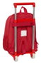 Safta Moch 006+carro 705 Sac à dos avec roulettes étanche Sevilla FC, 28x34x10 cm, pour enfants à partir de 3 ans