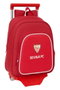 Safta Moch 006+carro 705 Sac à dos avec roulettes étanche Sevilla FC, 28x34x10 cm, pour enfants à partir de 3 ans