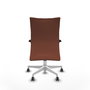 Piqueras Y Crespo Albacete confidente - Chaise de bureau exécutive Marron avec mécanisme Synchro et bras 1D
