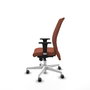 Piqueras Y Crespo Albacete confidente - Chaise de bureau exécutive Marron avec mécanisme Synchro et bras 1D