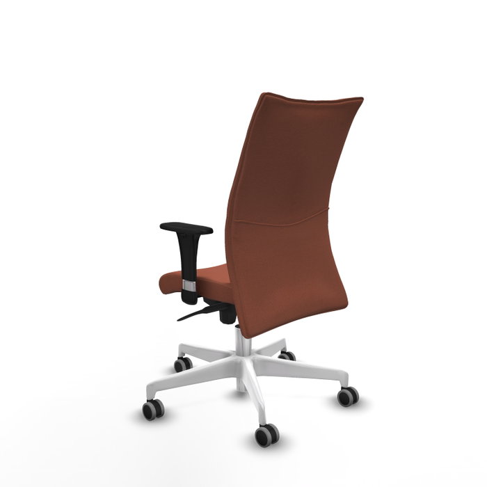Piqueras Y Crespo Albacete confidente - Chaise de bureau exécutive Marron avec mécanisme Synchro et bras 1D