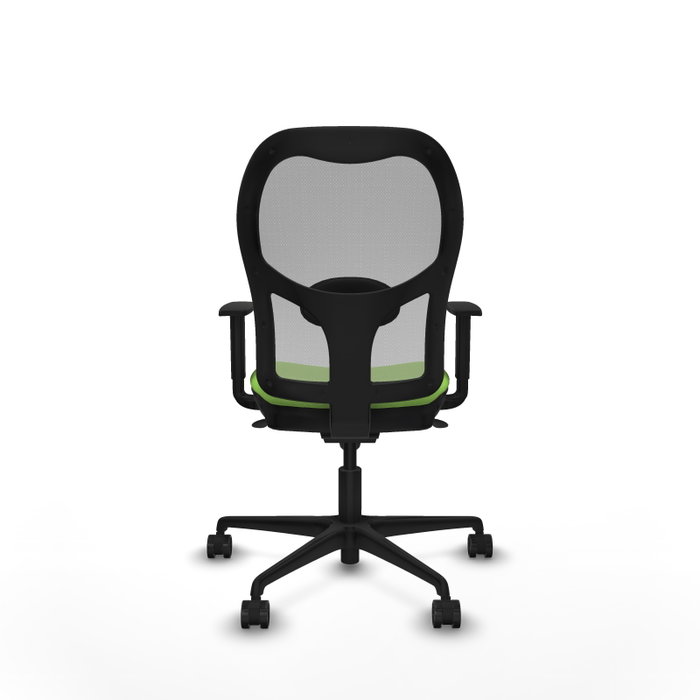 Piqueras y Crespo Chaise de Bureau Jorquera Pistache et Gris