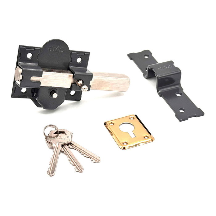 Serrure de sécurité Micel crr08 86b/70 Acier 70 mm Gris Recouvrir Serrure de sécurité Micel crr08 86b/70 Acier 70 mm Gris Recouvrir