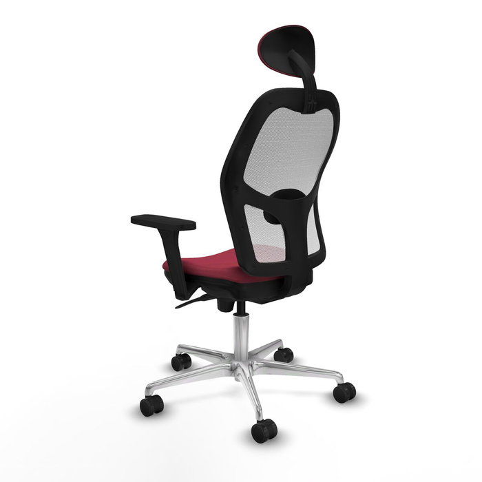 Piqueras y Crespo Chaise de Bureau avec Appui-tête Jorquera 3D086N1 Bordeaux