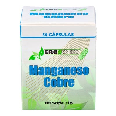 ERGONAT Manganèse - Cuivre ergosphere 50cap. ERGONAT Manganèse - Cuivre ergosphere 50cap.