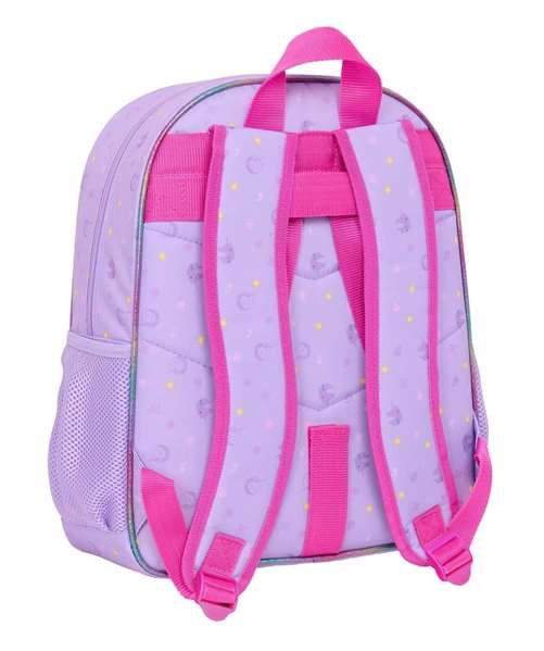 Safta Mochila Junior Adapt.Carro Unicorn Academy - Sac à dos cabas 32 x 38 x 12 cm pour enfant, dès 3 ans