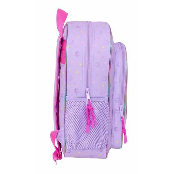 Cartable Unicorn Academy Lila 32 x 38 x 12 cm