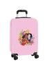Safta Trolley cabine 20" Princesas Disney Magical 34,5x55x20cm Valise à roulettes pour enfant Rose et Beige Polyester 300D