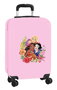 Safta Trolley cabine 20" Princesas Disney Magical 34,5x55x20cm Valise à roulettes pour enfant Rose et Beige Polyester 300D