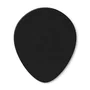 DUNLOP Pack de 72 médiators Genuine Celluloid Teardrop noirs - Thin