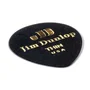 DUNLOP Pack de 72 médiators Genuine Celluloid Teardrop noirs - Thin