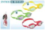 Intex Lunettes de natation en silicone pour enfants Pro Thema Goggles (3 à 8 ans) - Modèles assortis