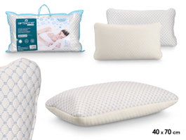 GIFTDECOR Oreiller à copeaux viscoélastiques rafraîchissants Blanco 40x70cm