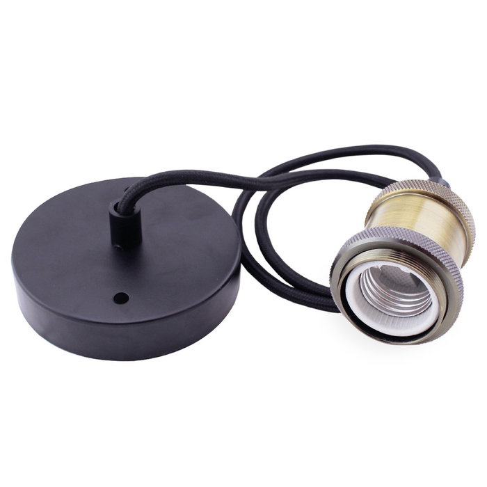 GSC Evolution Lampe suspendue Yaren E27 1m Doré