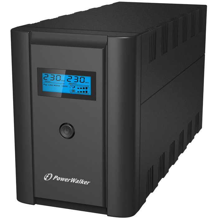 Système d'Alimentation Sans Interruption Interactif Power Walker PowerWalker VI 2200 LCD/FR 1200 W Système d'Alimentation Sans Interruption Interactif Power Walker PowerWalker VI 2200 LCD/FR 1200 W