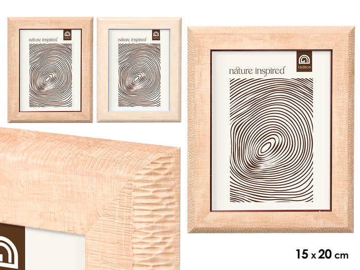 GIFTDECOR Lot de 24 cadres photo lisses 15x20 cm Madera GIFTDECOR Lot de 24 cadres photo lisses 15x20 cm Madera