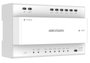 Hikvision Distributeur bi-filaire IP 6 ports pour DS-KAD706Y & DS-KAD706Y-S avec interface RJ-45, montage sur rail DIN, alimentation 24VDC