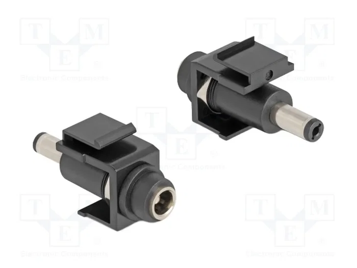 DELOCK Connecteur DC Keystone 5,5/2,5 noir DELOCK Connecteur DC Keystone 5,5/2,5 noir